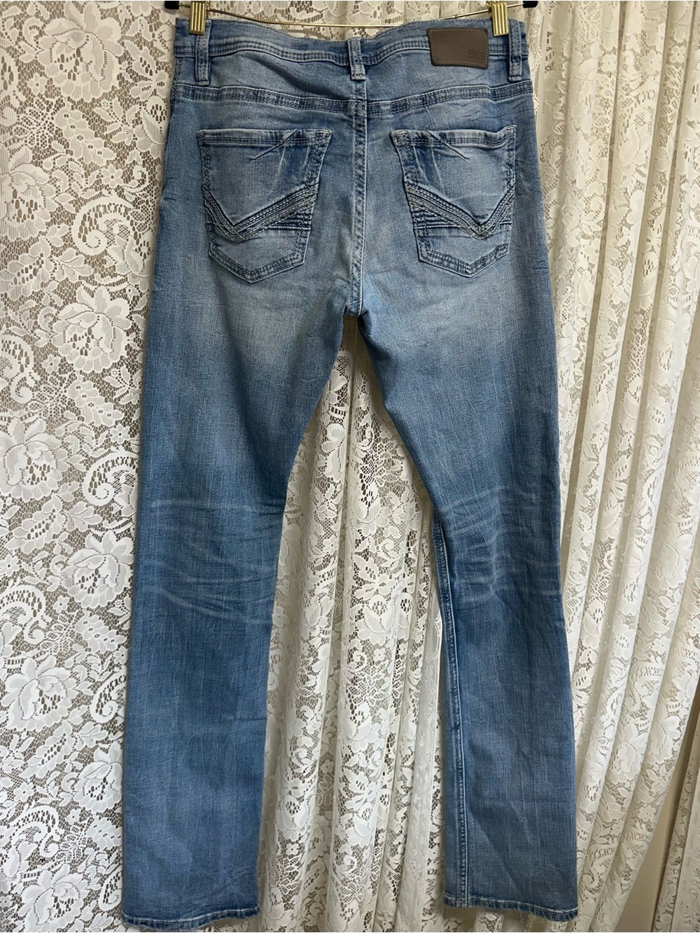 Men’s BKE Jake Straight Light Wash Denim Jeans